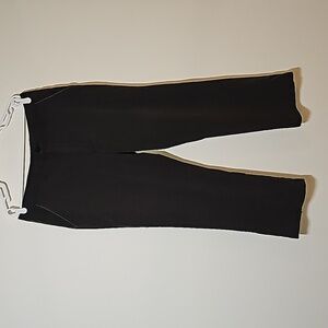 Travis Mathew Dress Pants Slacks Trousers Golf Pockets Black Pin Stripe 34